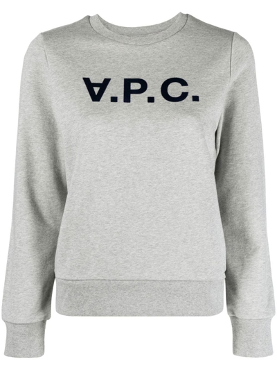 A.p.c. Sweaters Grey In Grau