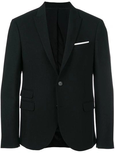 Neil Barrett Formal Blazer In Black