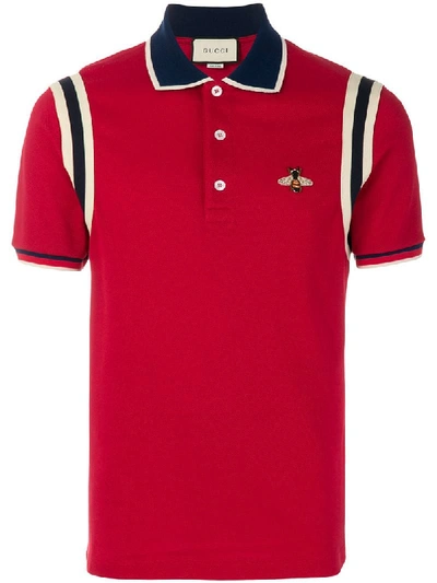 Gucci Bee Brown Monogram Polo Shirt - Tagotee