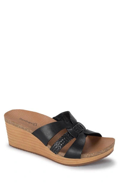 Baretraps Yadora Wedge Slide Sandals Women's Shoes In Black