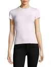 Atm Anthony Thomas Melillo Stretch Cotton Tee In Lavender