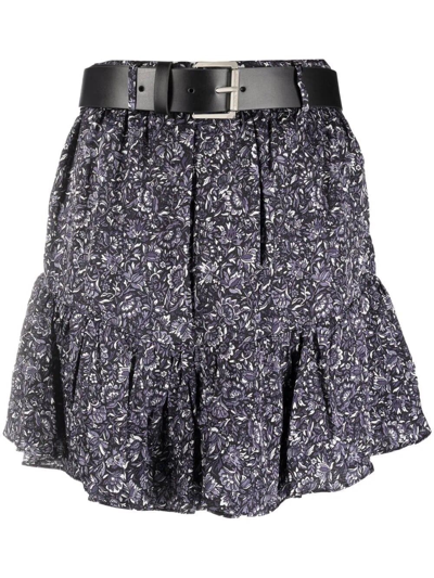 Michael Kors Womens Purple Other Materials Skirt In Viola