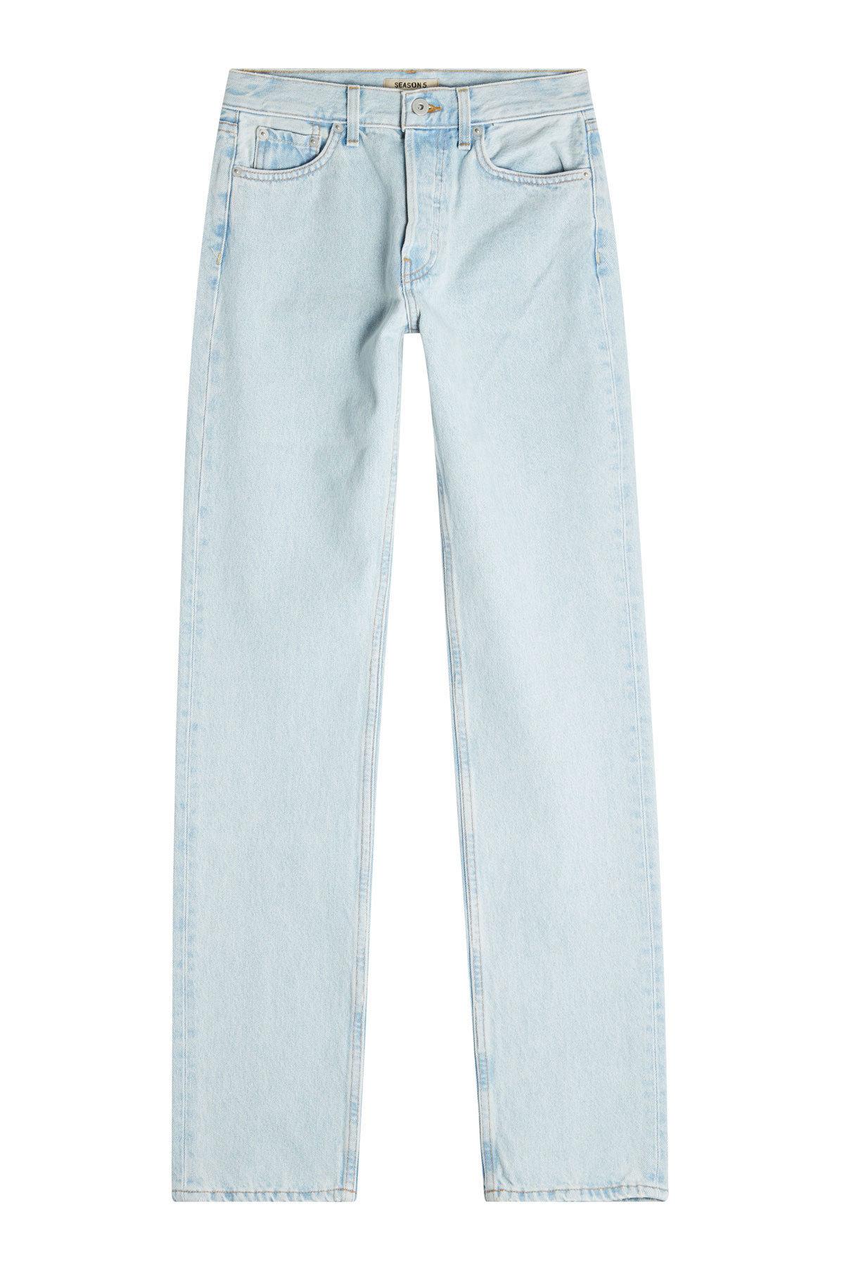 Yeezy Straight Leg Jeans In Blue | ModeSens