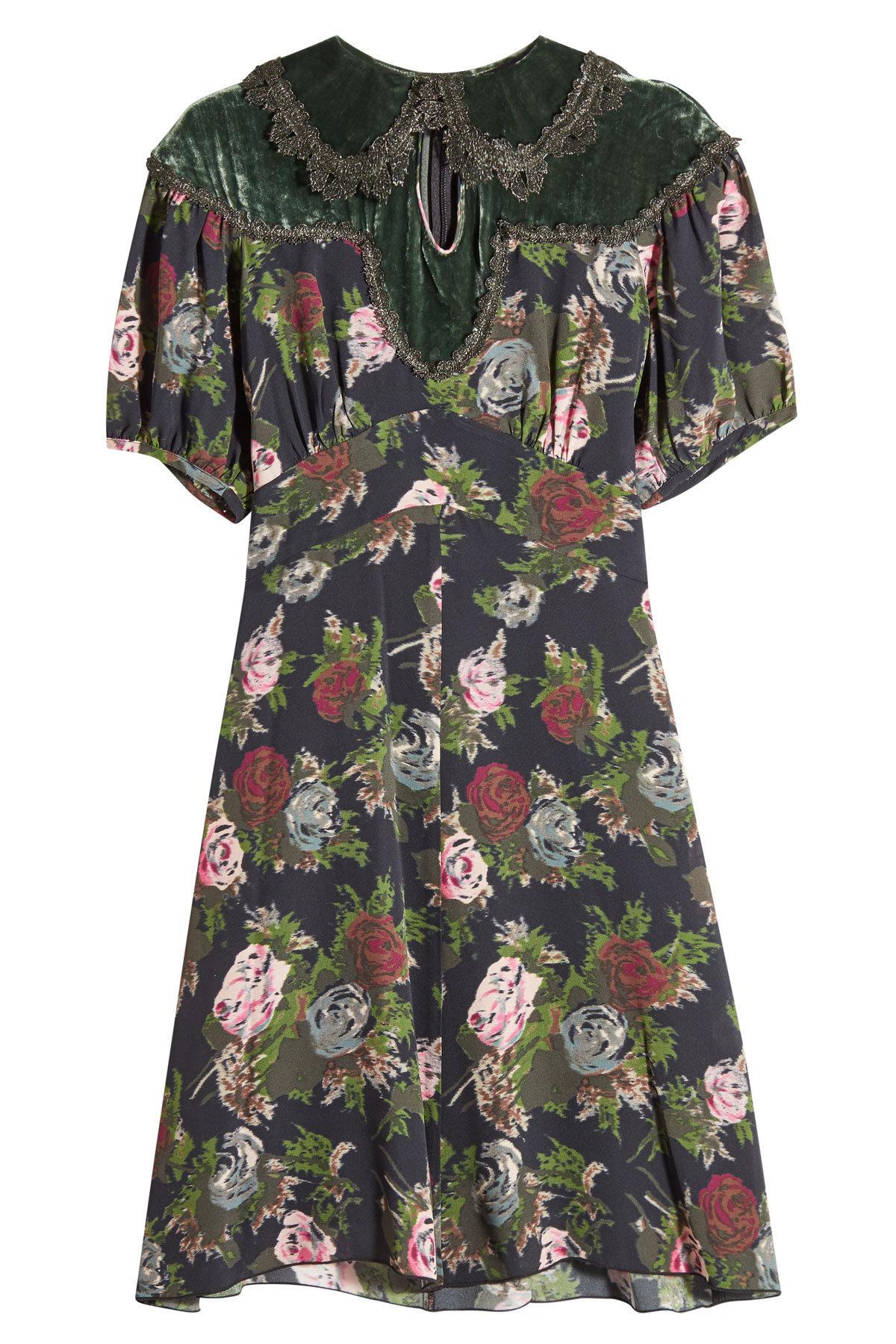 anna sui silk dress