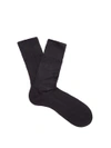 Falke N°4 Silk Socks In Navy