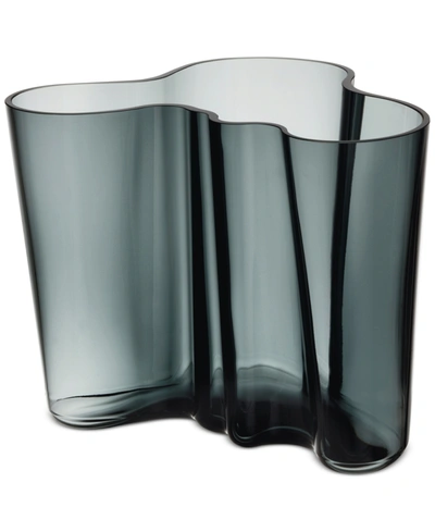 Iittala Aalto 6.25" Vase In Grey