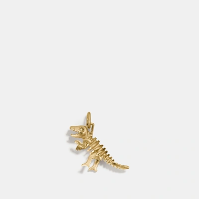 Coach Rexy Charm In Gold