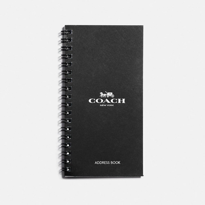 Coach 4 X7 Spiral Address Book Refill In Color<lsn_delimiter>white