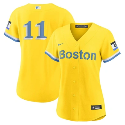 Nike Rafael Devers Gold Boston Red Sox 2021 City Connect Replica Player Jersey