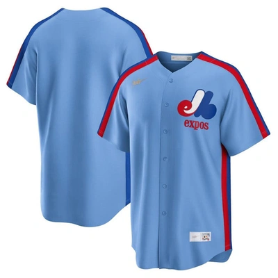 Nike Light Blue Montreal Expos Road Cooperstown Collection Team Jersey