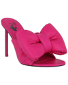 Off-white Bow High Allen Pointed Sandals In Pink