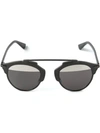 Dior So Real Clubmaster-style Sunglasses In Black