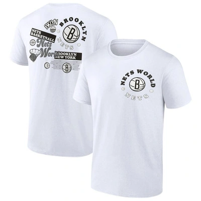 Fanatics Branded White Brooklyn Nets Street Collective T-shirt