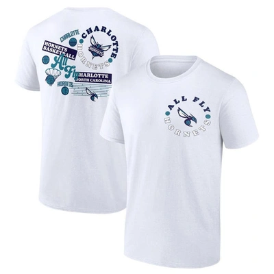 Fanatics Branded White Charlotte Hornets Street Collective T-shirt