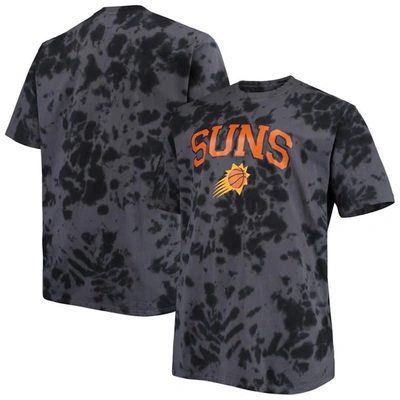 Profile Black Phoenix Suns Big & Tall Marble Dye Tonal Performance T-shirt