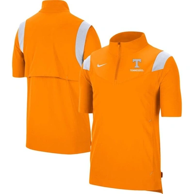 Nike Tennessee Orange Tennessee Volunteers Coach Short Sleeve Quarter-zip Jacket