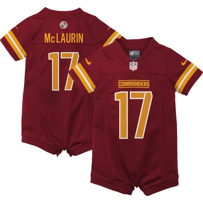 Nike Babies' Newborn & Infant  Terry Mclaurin Burgundy Washington Commanders Game Romper Jersey