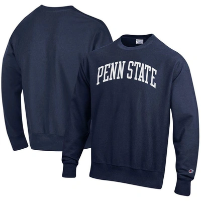 Champion Navy Penn State Nittany Lions Arch Reverse Weave Pullover Sweatshirt