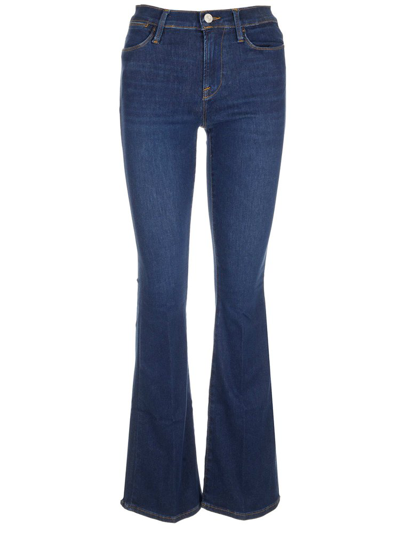 Frame Le High Flared High-rise Flared Jeans In Blue