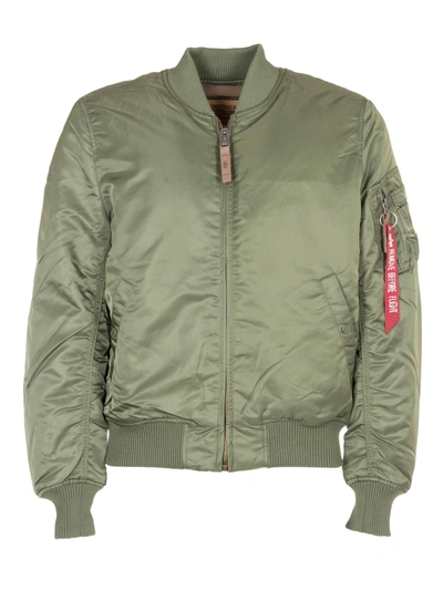 Alpha Industries Pocket Sleeve Jacket In Verde Militare