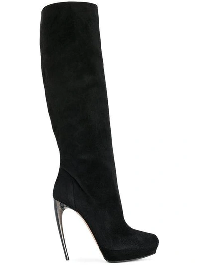 Alexander Mcqueen Horn Heel Boots