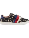 Gucci Ace Lace Sneakers In 1214 Black