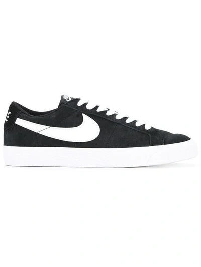 Nike Sb Bruin Low Skateboarding Sneaker In Black ,white