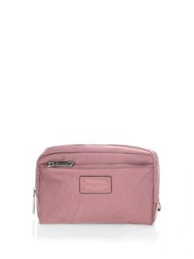 Rebecca Minkoff Top Zip Cosmetic Pouch In Smoky Rose