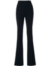 Gucci Stretch Viscose Skinny Flare Pant In Black