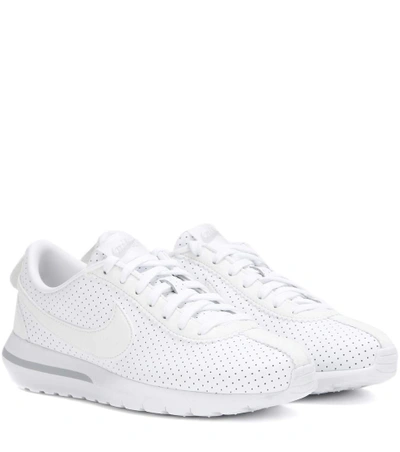 Nike Roshe Cortez Nm Perforated Leather Sneakers In White | ModeSens