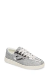 Tretorn Nylite Plus Metallic Mesh Low-top Sneakers In Plata