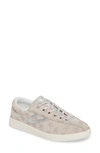 Tretorn Nylite Plus Suede Low-top Sneakers In Birch/ Silver/ Silver