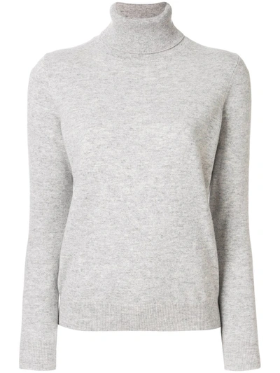 N•peal Roll Neck Jumper In Grey