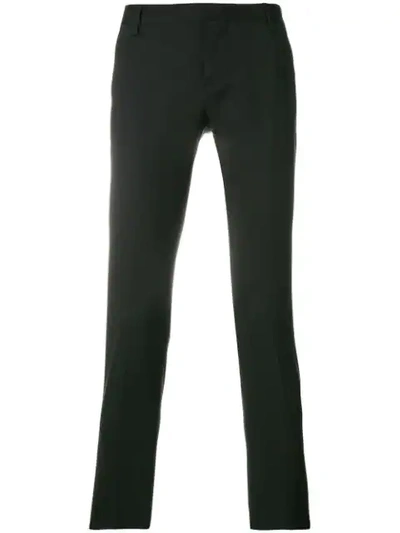 Entre Amis Tailored Trousers In Black