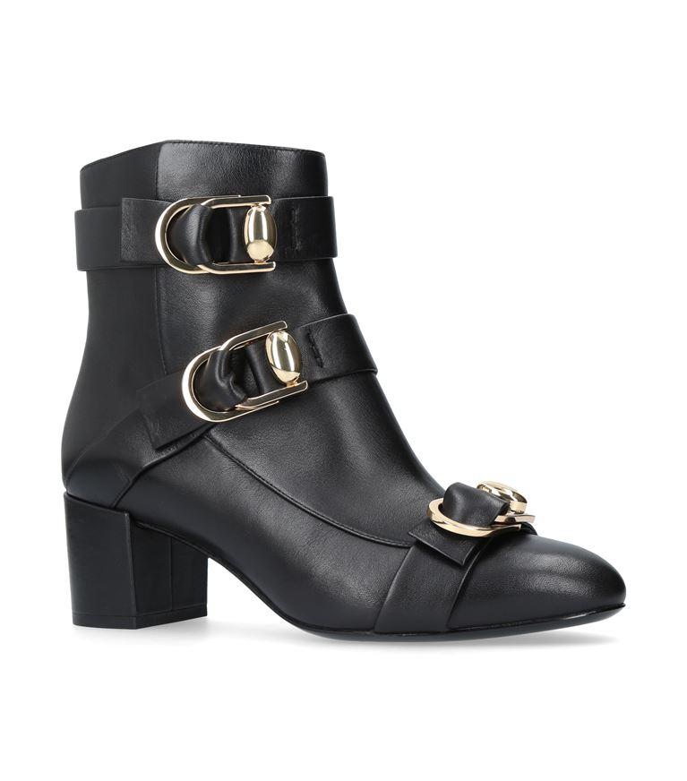 Stella Luna Double Ring Ankle Boots 50 In Black | ModeSens