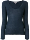 N•peal Superfine V-neck Jumper