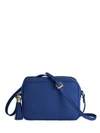 Gigi New York Madison Pebbled Leather Crossbody Bag In Cobalt