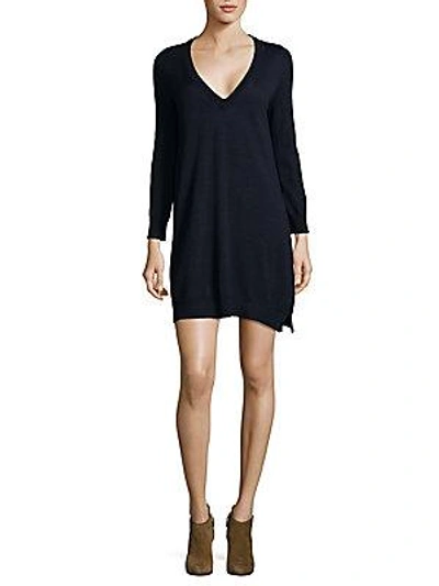 Zadig & Voltaire Wool Sweater Dress In Blue