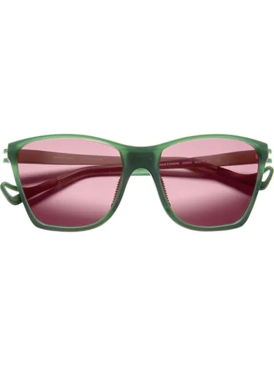 District Vision Keiichi District Sky G15 Sunglasses In Green