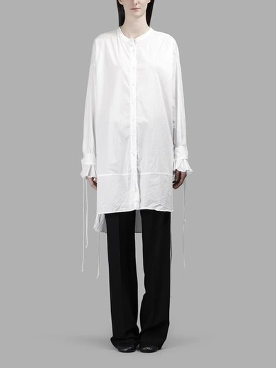 Di Liborio Women's White Oversized Shirt