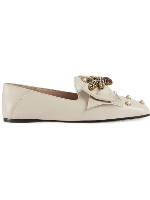 gucci ballet flats with bee