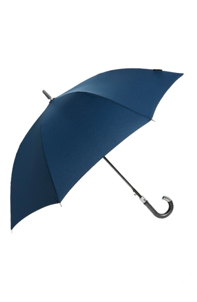 Davek Elite Cane Umbrella - Blue In Navy Blue