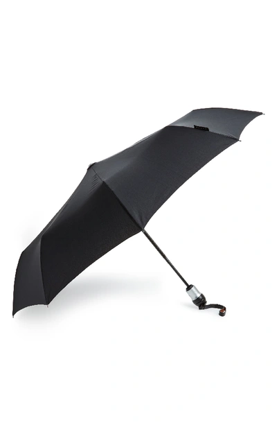 Davek Solo Medium Umbrella In Classic Black