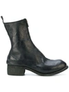 Guidi Zip Detail Ankle Boots In Black