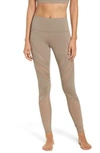 Alo Yoga Epic High Waist Leggings In Gravel