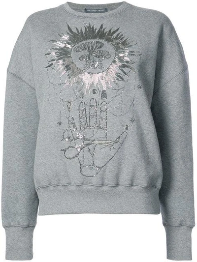 Alexander Mcqueen Embroidered Patch Jumper