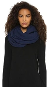 White + Warren Cashmere Travel Wrap Scarf In Admiral Heather