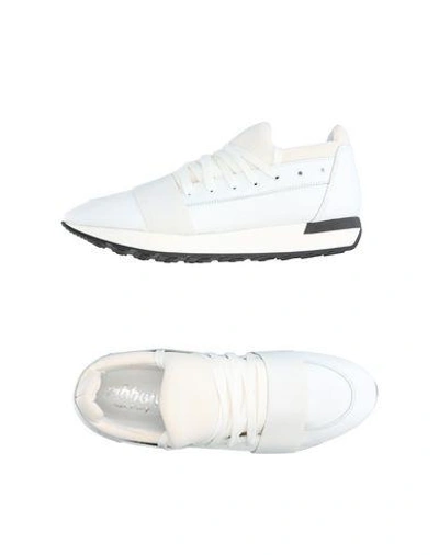 Ribbon Sneakers In White