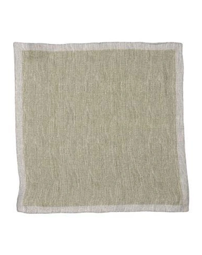 Eleventy Square Scarf In Military Green