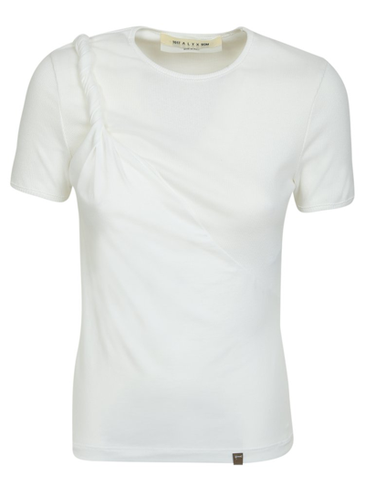 Alyx Asymmetric Twist T-shirt In White